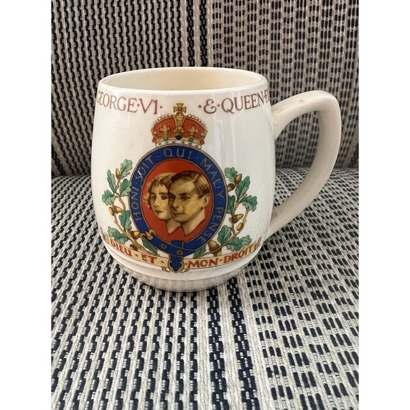 Other - Commemorative Cup Coronation of King George & Queen Elizabeth May 1937 Solian